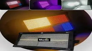 Martin Atomic RGB+W LEDs 8+8 Strobe Segment 280W  Strobe Flash Light Professional DJ Disco
