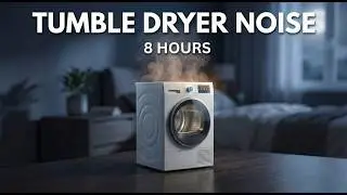 Tumble Dryer Noise for Sleep &ndash; 8hrs, Black Screen, No Ads