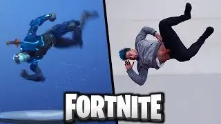 Fortnite в реальной жизни (сексуальная эмоция Flippin, паркур)