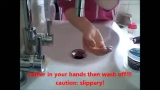 Lush demo: whoosh shower jelly