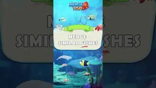 Merge similar fish and grow your extinguish aquarium!