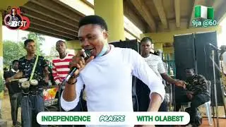 NIGERIA INDEPENDENCE STREET PRAISE AND FREE FEEDING  with OLABEST #trending  #endsars