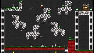 Jetpack (DOS) Level 34 - Bat Chamber TAS (WIP)