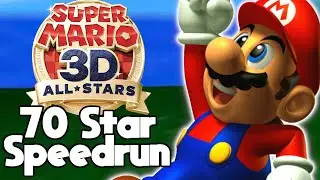 Super Mario 3D All-Stars SM64 70 Star SPEEDRUN WORLD RECORD in 49:53