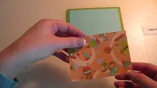 Robot Birthday Card  10-30-2011