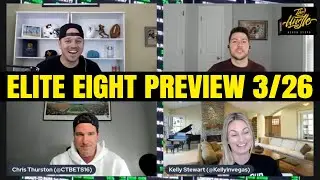 March Madness Best Bets 🏀 Elite 8 Betting Predictions, Picks & Preview | The Hustle Podcast