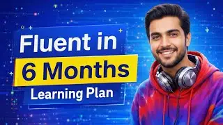 Fluent in 6 Months| Daily Routine Shadowing for beginners to Learn useful Phrases