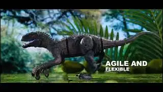 2.4G remote control dinosaur with light and sound