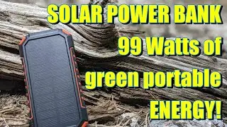 Riapow Best Solar Power Bank I found so far, full product review & safety in middle of nowhere !