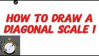 How to construct a diagonal scale 1