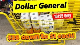 Я сэкономил 60% на бытовых товарах на сумму 28 долларов! Покупка Dollar General &mdash; 25 октября