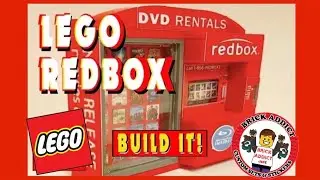 Build the LEGO REDBOX DVD vending machine