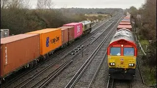 Freightliner Friday! - Container Trains Galore at Worting Junction + Chiltern 68 Move! - 23.01.2026