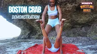 [4K] Women Wrestling | Boston Crab Tutorial #wrestling #womenwrestling #ebony #wrestler