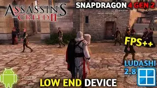 Assassin's Creed 2 on Android | Winlator Ludashi 2.8 | Gameplay Test + Settings | Low End Device