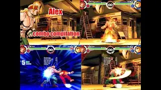 Alex (POTS style) combo compilation #Mugen #IKEMEN