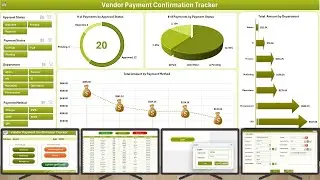 Vendor Payment Confirmation Tracker in Excel