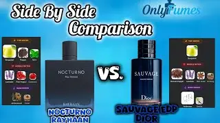 Nocturno Rayhaan Vs Dior Sauvage EDP #dior #rayhaan #fragrance #fragrancereview #scent #cologne