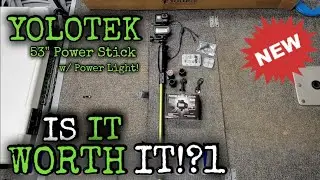 YOLOTEK Power Stick 53 Full Review( Best Action Camara Power Supply Stick Mount) #alwaysberecording
