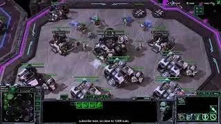 Master 3 Terran ladder TvZ 2 base hellbat cyclone marauder push into long mech game