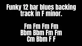 Funky Blues Rock Backing Track in F Minor &ndash; Jam & Groove