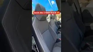 Tesla CyberTruck Interior- Inside cabin look