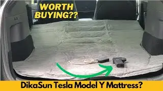 DikaSun Tesla Model Y Mattress Self Inflating Memory Foam Bed Air Mattress for Model Y - Worth It?