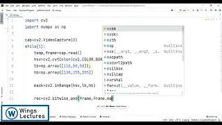 Color Detection using OpenCV #opencv #camera #python #color #detection