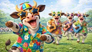 FUNNY COW DANCE 🐄| COW SONG  _ COW VIDEOS | DANCING COW | ANIMAL SOUND