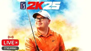 PGA 2K25 LIVE &ndash; Chill Golf Stream & Hanging Out with HoodieFam