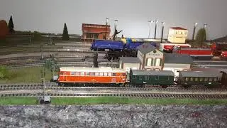 Eine Testfahrtrunde mit dem Passagierzug auf der fertigen Anlage  05.12.2022