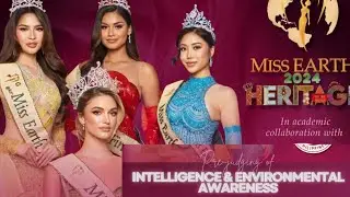 MISS EARTH 2024 INTELLIGENCE & ENVIRONMENTAL AWARENESS: LIVE REACTION VIDEO