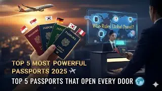 Top 5 Most Powerful Passports in the World 🌍 2025 | Who Rules Global Travel