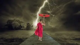 Boy on The Dock | Photoshop Photo Manipulation