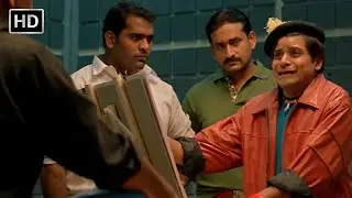 Robbery Comedy Scene - पेंटिंग ठीक से नहीं बनाया तो मार दूंगा तुझे - Ali, Sayaji Shinde - Nagarjuna