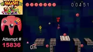 Super Smash Bros 64 Samus Break The Targets 8.60 [World Record]