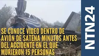 Se conoce video dentro de avión de Satena minutos antes del accidente en el que murieron 15 personas