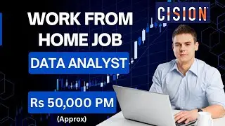 Work From Home Data Analyst Job 2025 | Data Analyst WFH Job | Freshers & Experienced