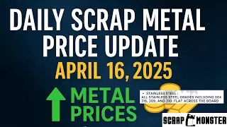 Daily Scrap Metal Price Update | April 16, 2025 | Copper & Brass Up | #ScrapMonster