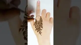 finger mehndi design by mk mehandi art #shorts #hennadesign #hennadesign