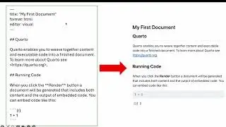 R Nugget #1: Intro to R, Rstudio and Quarto Docs