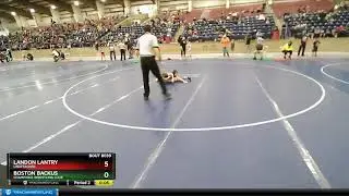 2020 TOA Bigfoot/7079 10U Boys 63 Boston Backus Champions Wrestling Club Vs Landon Lantry Unattach