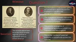 APUSH Midterm Review: Periods 1-4 | Video 10 (HARD!) | Stimulus-Based Multiple Choice Questions-MCQs