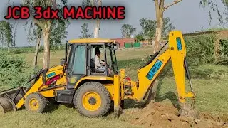 Jcb 3dx machine hard work ! Jcb tractor video ! Jcb work in farm !
