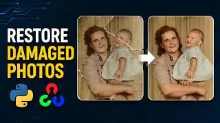 Restore Damaged Photos Using OpenCV in Python | Image Inpainting Project