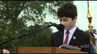 Jordan Brown's speech at Dick Winters' monument unveiling