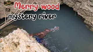 Merrywood  mystery blue water , river flowing from underneath the ground #jamaica #mystery #river