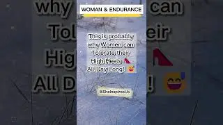 Women can endure pain better than men 😅 #sheinspiresus #womanpower #funnyfacts #funny #shorts