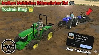 Tractor And Trolley Stuck In Mud  | Indian Vehicles Stimulator 3d  #MrSmartXP #Tractor