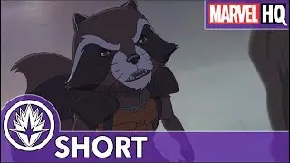 Rocket Gets His Smarts! | Marvel's Guardians of the Galaxy: Origin Shorts | Rocket Raccoon Pt. 1